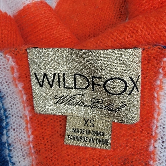 Wildfox Couture Gold Label Top XS British England Flag Save Queen Punk Grunge - Picture 8 of 9